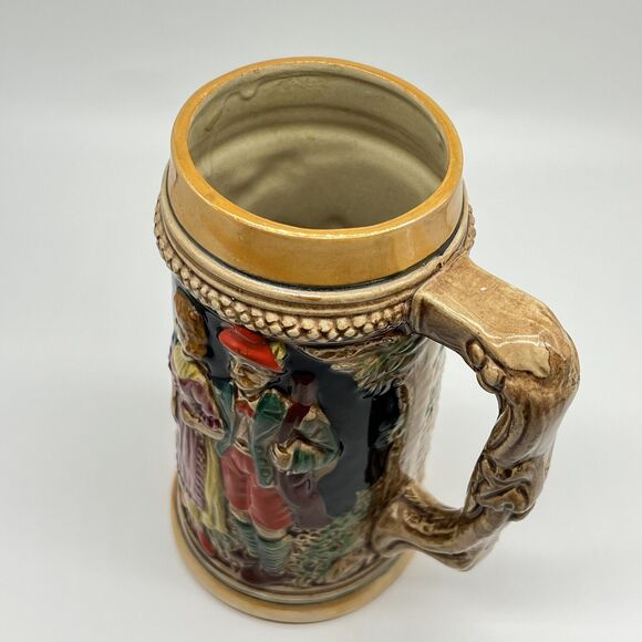 Vintage Napcoware Lusterware German Beer Stein Mug Cup 1960s Japan 7” Ceramic - Picture 8 of 14